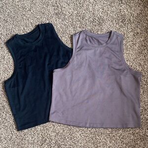 2pc VUORI Micro Mesh Tank Tops